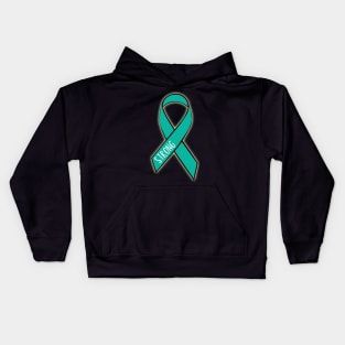 Ovarian Cancer Strong Kids Hoodie